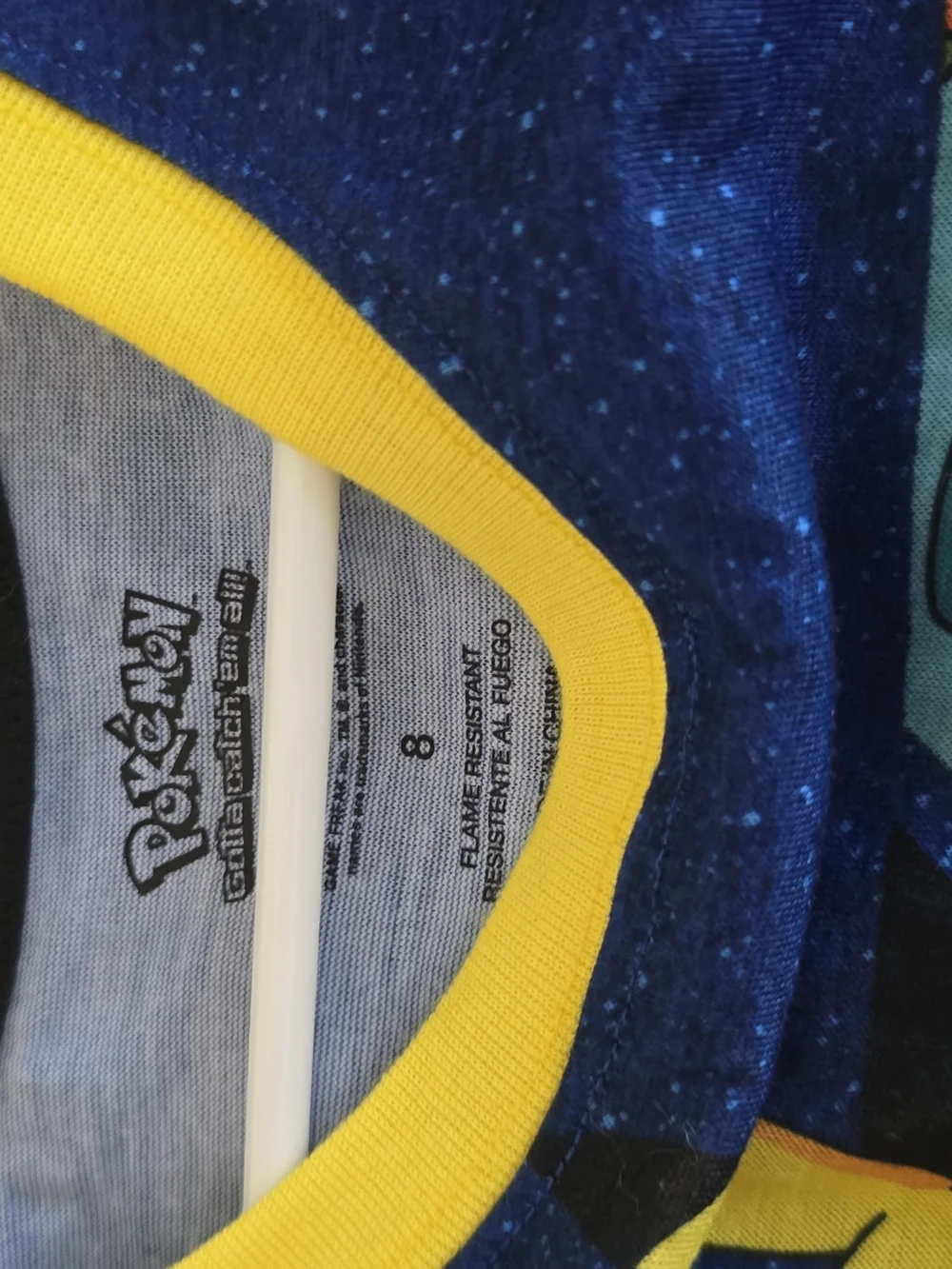 Pokémon Kids Pajama Set - Navy Top with Multicolor Characters